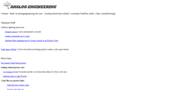 Desktop Screenshot of analogengineering.com