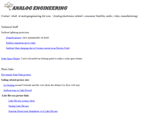 Tablet Screenshot of analogengineering.com